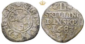 2 skilling 1683