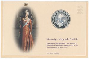 200 kroner 2000, Dronning Margrethes 60 års fødselsdag