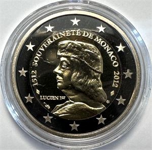 2 Euro 2012, Proof in original capsule and box of issue, with certificate