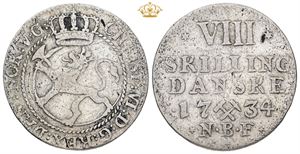 8 skilling 1734