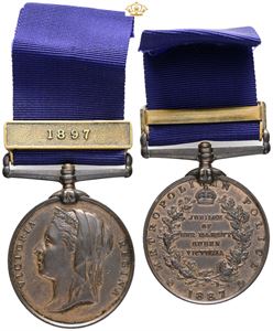 Metropolitan Police, 1887 with "1897"-bar