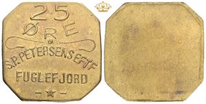 25 øre u. år (1929-1933), stor skrift
