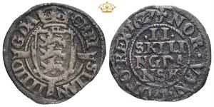 2 skilling 1627