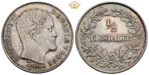 1/2 rigsdaler 1855