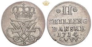 2 skilling 1714