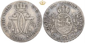 1/2 speciedaler 1776