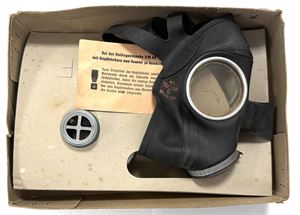 Gas mask, unused in original box of issue