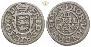 2 skilling 1653