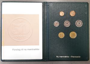 Prøvemønter 1988. (7)