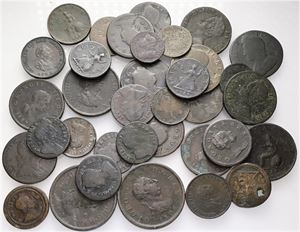 Collection copper coins, 35 pcs. (35)