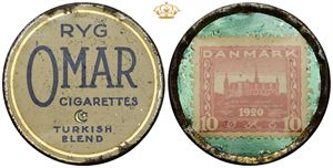 Postskillemønt, 10 øre, Omar