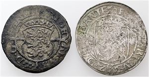 Skilling 1563, 2 skilling 1563. (2)