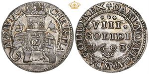 8 solidi 1603 - smukt eksemplar
