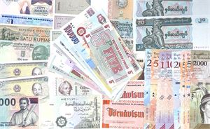 Collection banknotes, more than 60 pcs., mostly uncirculated. (60+)