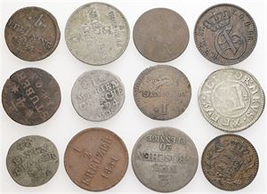 Collection, 12 pcs., all different. (12)