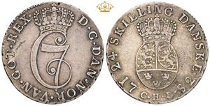 24 skilling 1782 CHL - sjælden