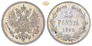 25 Penniä 1909