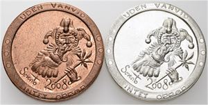 1 Fed 2008, kobber, sølv. (2)