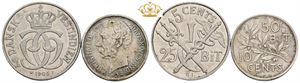 25 bits / 5 cents 1905 P, 50 bit / 10 cents 1905 P. (2)