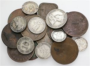 1, 5, 10 and 20 Cents. (20)