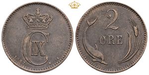 2 øre 1887