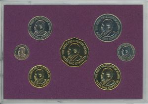 Coinset 1973, in original holder.