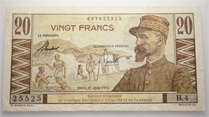 20 Francs 1957