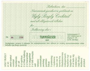 Tannhäuser Bar, Ugly Bugly gavekort