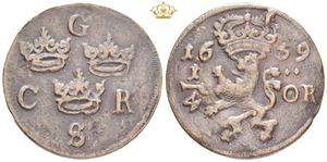 1/4 öre 1659