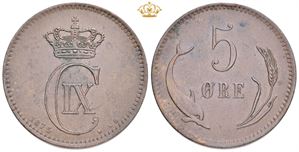 5 øre 1875