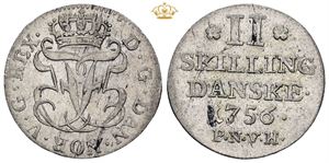 2 skilling 1756