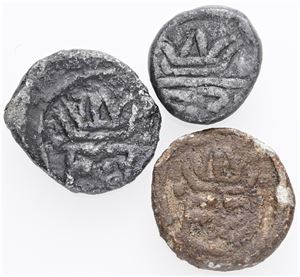 Kas u. år, 2 stk.; HAAB, NOR, samt kas 1652 :D:B: 1652 . (3)