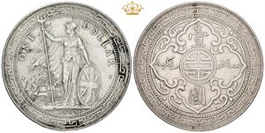 British Trade Dollar 1908 B