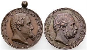 Medaljer for deltagelse i krigene 1848-1850 og 1864. (2)