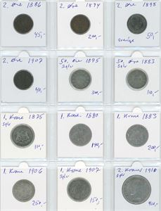 Samling inkl. Sverige, Norge, England og Italien. (80)