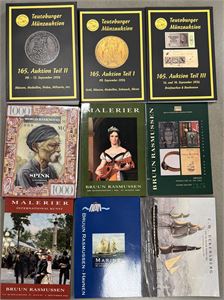 Samling auktionskataloger, litteratur om numismatik, Nationalmuseet, Grækenland.
