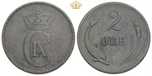 2 øre 1876