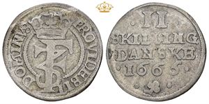 2 skilling 1665