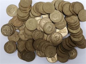 1 krone, 'gule', 100 stk.