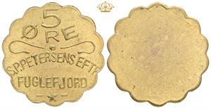5 øre u. år (1929-1933), stor skrift
