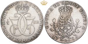 1/2 speciedaler 1786 - ualmindelig étårstalstype