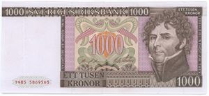 1000 Kronor 1985