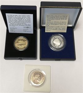 10 kroner 1986 (2); 20 kroner 2011. (3)