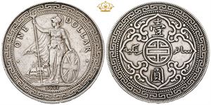 British Trade Dollar 1911 B