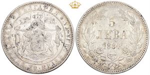 5 Leva 1884