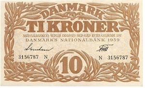 10 kroner 1939 N