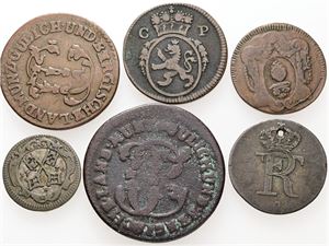 Collection, 18th Century German States, 6 pcs. (6)