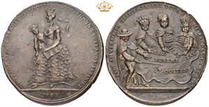 Satirical medal, Pragmatic Sanctions, 1742