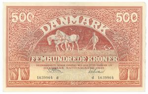 500 kroner 1948 d, nr. 1639964