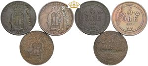 5 öre countermarked Korups Have. (3)